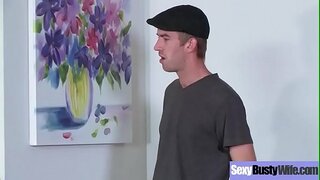 (Mia Lelani) Hot Stora Runda Bröst Hustru Älskar Intercorse klipp-19