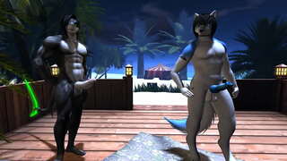 Полуночная spotkanie 2 ( Furry / Yiff )