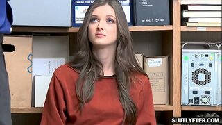 ایل پی افسر doggystyle آخر Kenzy Ryans تنگ اندام نہانی romping اس کی گہری گیندوں!